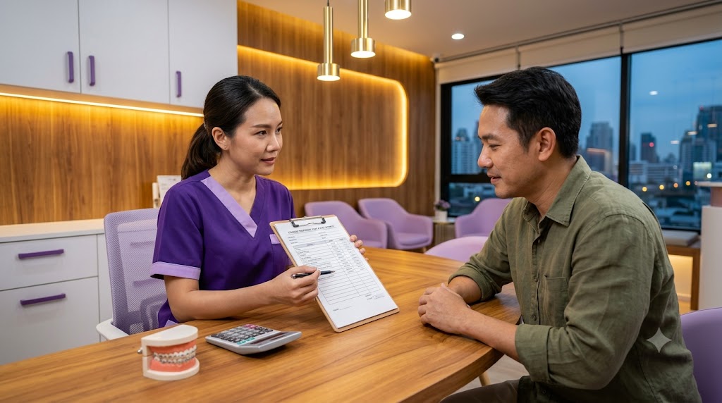 ทันตแพทย์แจกแจงราคาจัดฟันรวมทั้งหมดให้คนไข้ดู