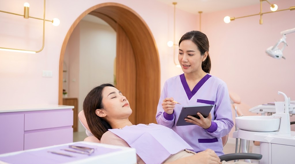 ทันตแพทย์อธิบายขั้นตอนผ่าฟันคุดให้คนไข้คลายกังวล