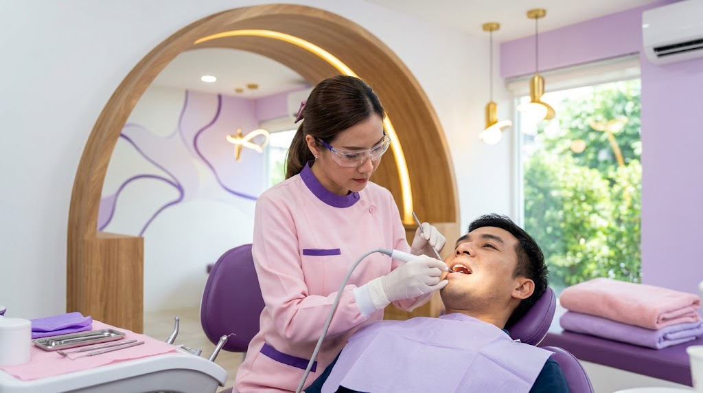 ขูดหินปูนที่คลินิกทันตกรรมในบ่อวิน